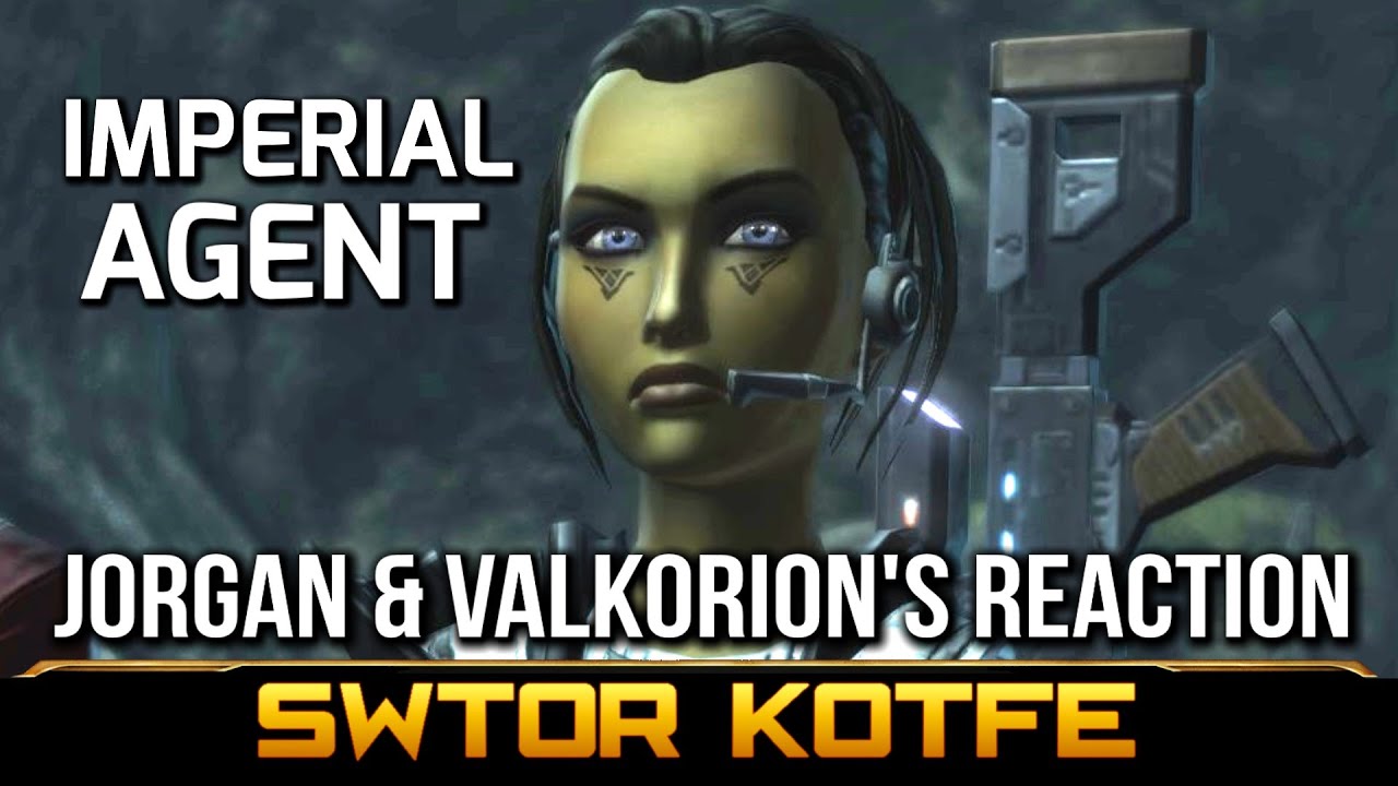 SWTOR KOTFE ► Jorgan Reacts to the Imperial Agent + Valkorion's Comment
