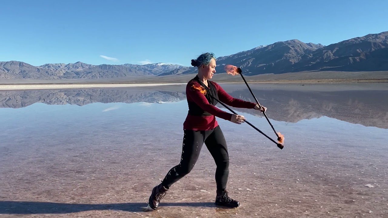 Dresden Blue - Fire Double Staff - 1.1.22