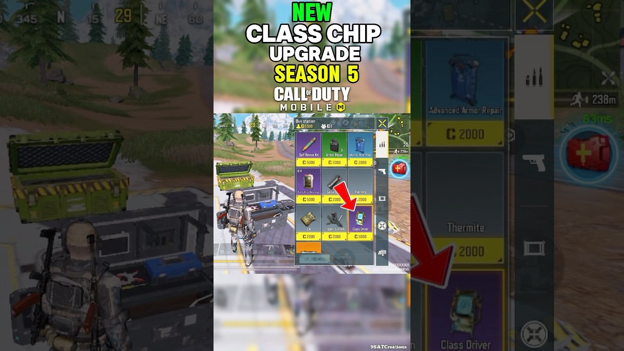 ✅ NEW Class Chip Upgrade In SEASON 5 Of COD MOBILE #shorts #trending #codm