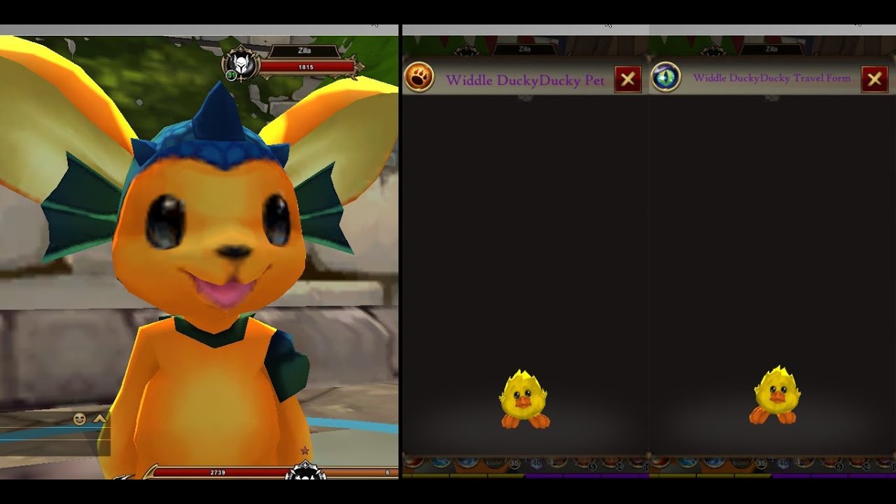 AQ3D Widdle DuckyDucky Pet and Travel Form -- Carnaval Event