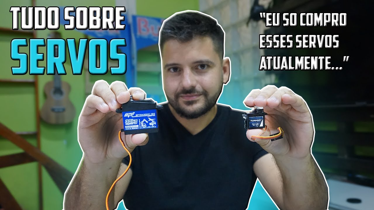 TUDO sobre SERVOS de AEROMODELOS, o que você PRECISA SABER