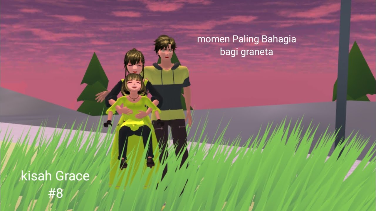 kisah Grace #8 || momen Paling Bahagia bagi graneta ||SAKURA SCHOOL SIMOLATOR DRAMA