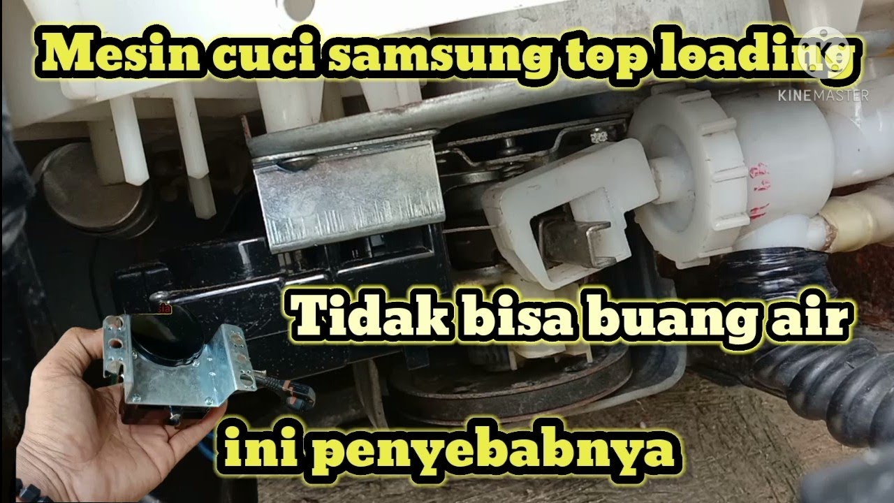 Стиральная машина SAMSUNG с верхней загрузкой, ошибка сливного мотора