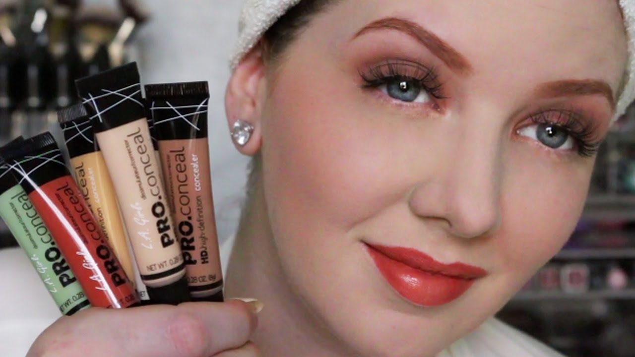 Full Face Tutorial Using ONLY Color Correctors & Concealers