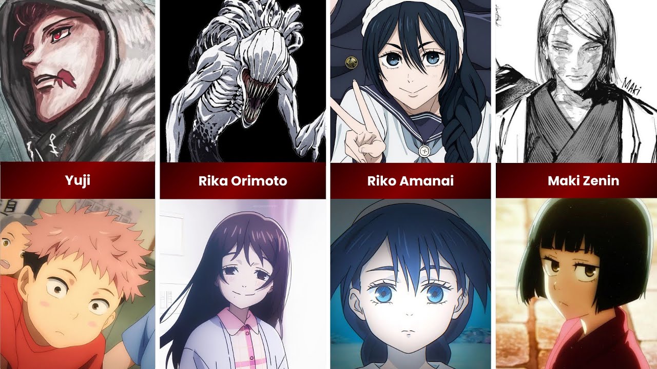 Jujutsu Kaisen Characters Now and Then