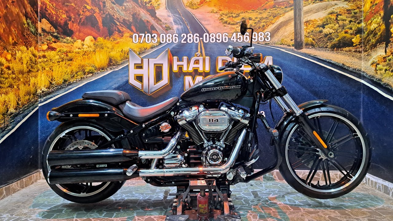 Lên Sàn Harley Breakout 114Ci 2019 Zin Siêu Đẹp HQCN Odo 7.940mls Giá Tốt Chỉ 555Tr Lh: 0703086286