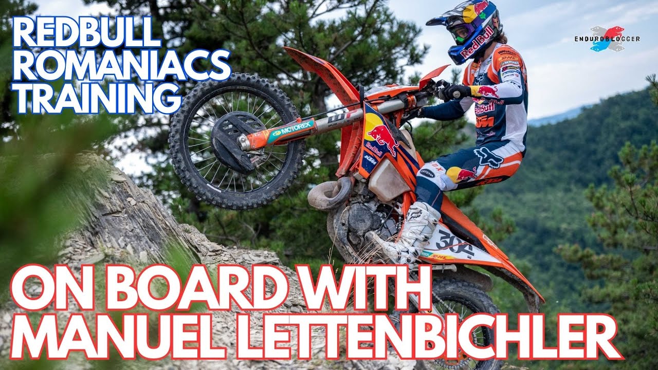REDBULL ROMANIACS TRAINING ON BOARD WITH MANUEL LETTENBICHLER