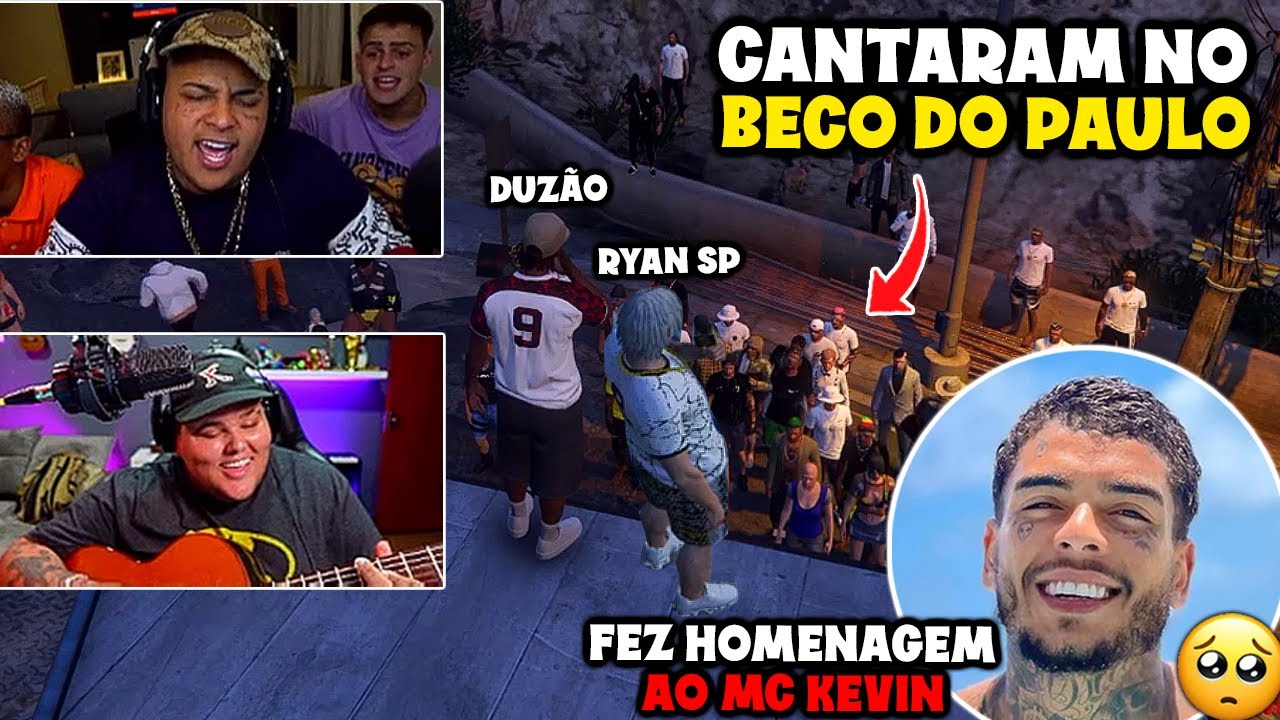 MC RYAN SP E DUZ&Atilde;O CANTANDO NO COMPLEXO! SHOW NO BECO DO PAULO AO VIVO! GTA RP