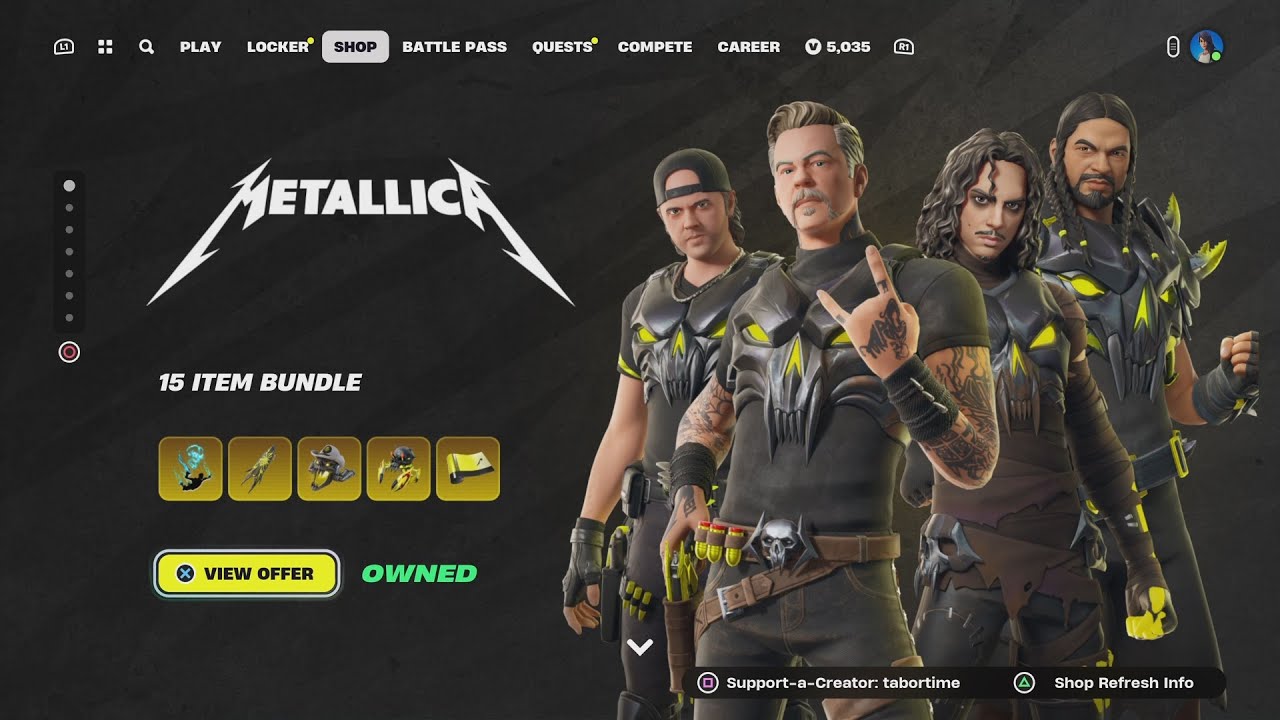 Metallica Item Shop Full Bundle GAMEPLAY In Fortnite! (100% WORTH Buying, Here's Why)