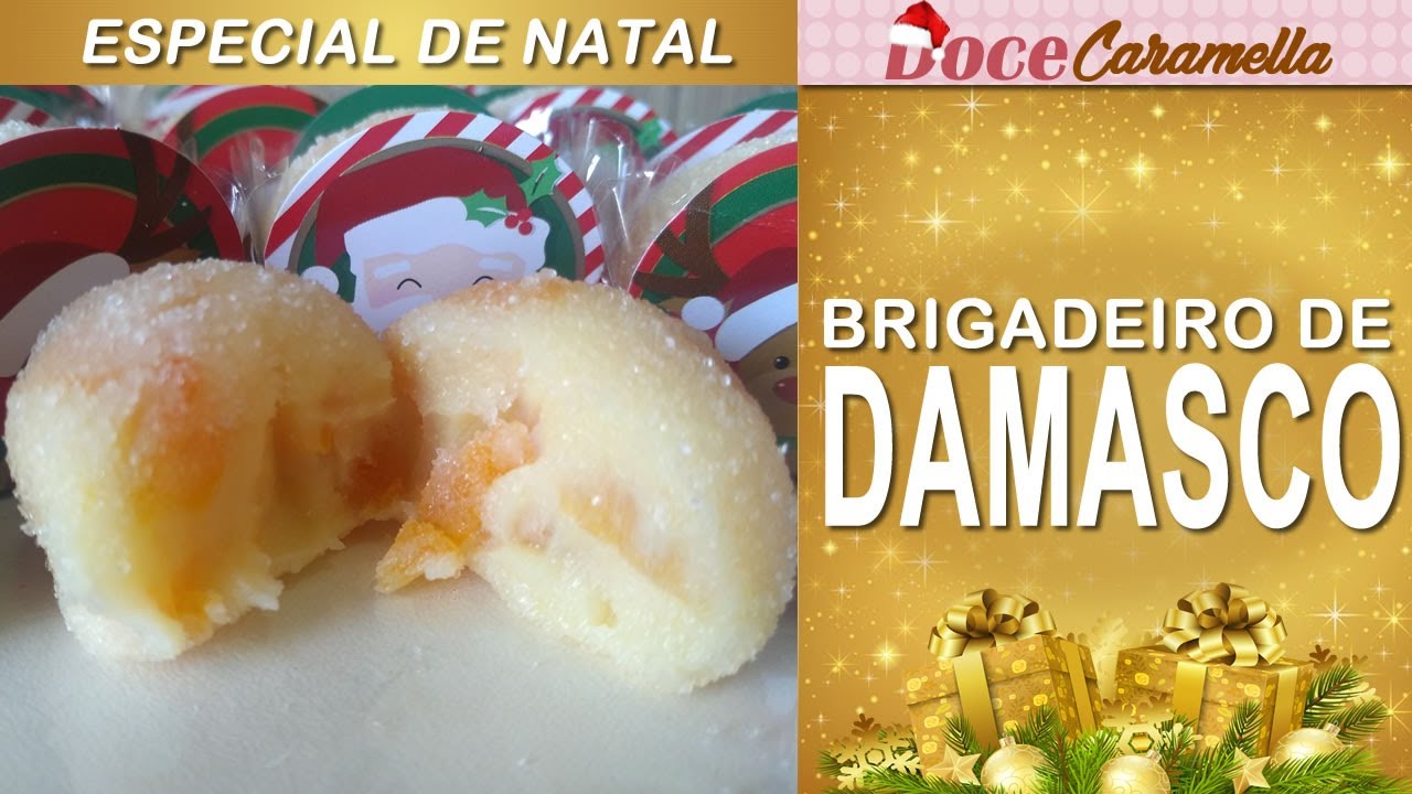 Receita de Brigadeiro de Damasco | Especial de Natal