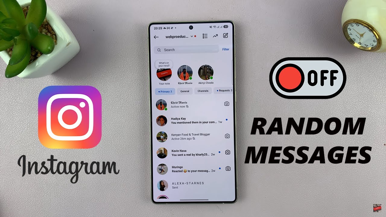 How To Stop Receiving Random Messages On Instagram