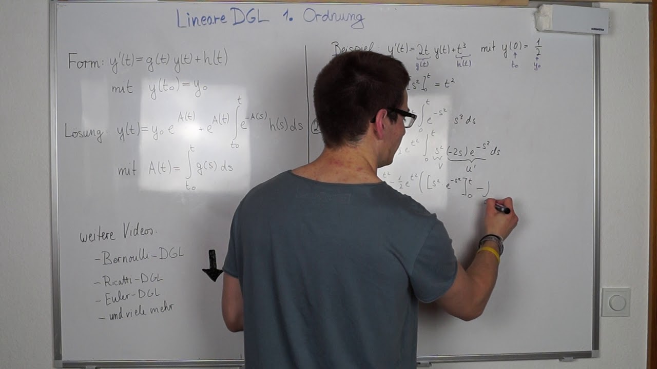 Lineare DGL 1.Ordnung | Höhere Mathematik 3