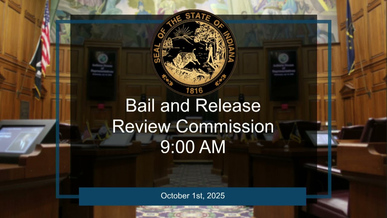 October 1, 2025 - Bail And Release Commission Meeting