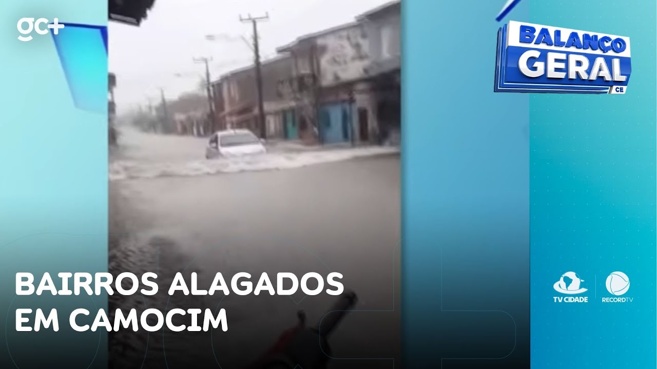 Bairros alagados: 65 milímetros até 7 da manhã  | Balanço Geral CE