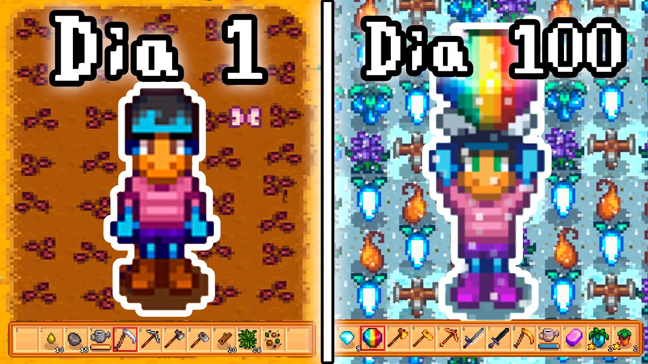 Pasé 100 días en Stardew Valley
