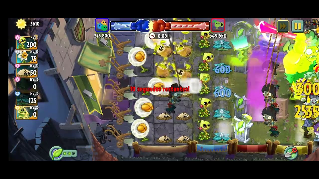Plants vs Zumbies 2. Arena com L&iacute;rio Zumbifero. 😃💕