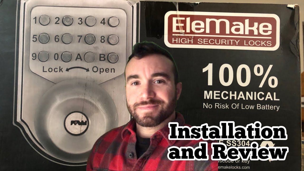 Механический замок EleMake High Security 100% (установка и обзор)