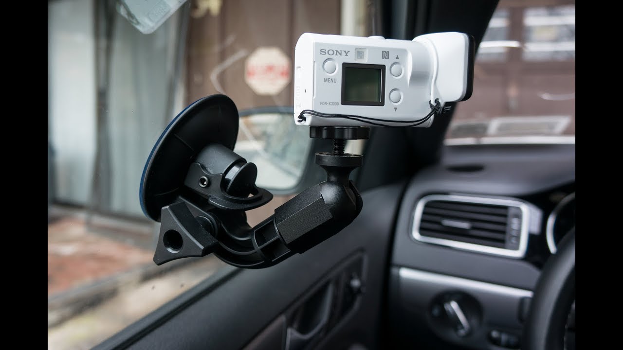 Sony FDR-X3000 Sample Video Testing with Suction Cup Mount and Driving My Car