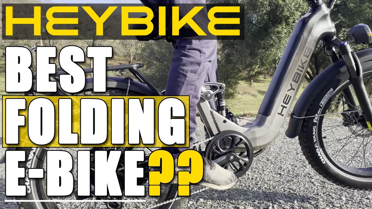 Best Folding E-Bike With Full Suspension?! - Heybike Horizon