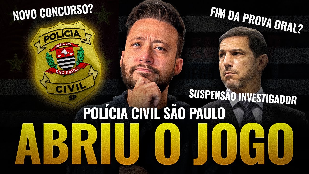 PC-SP: Delegado Geral fala em novo concurso e suspens&atilde;o