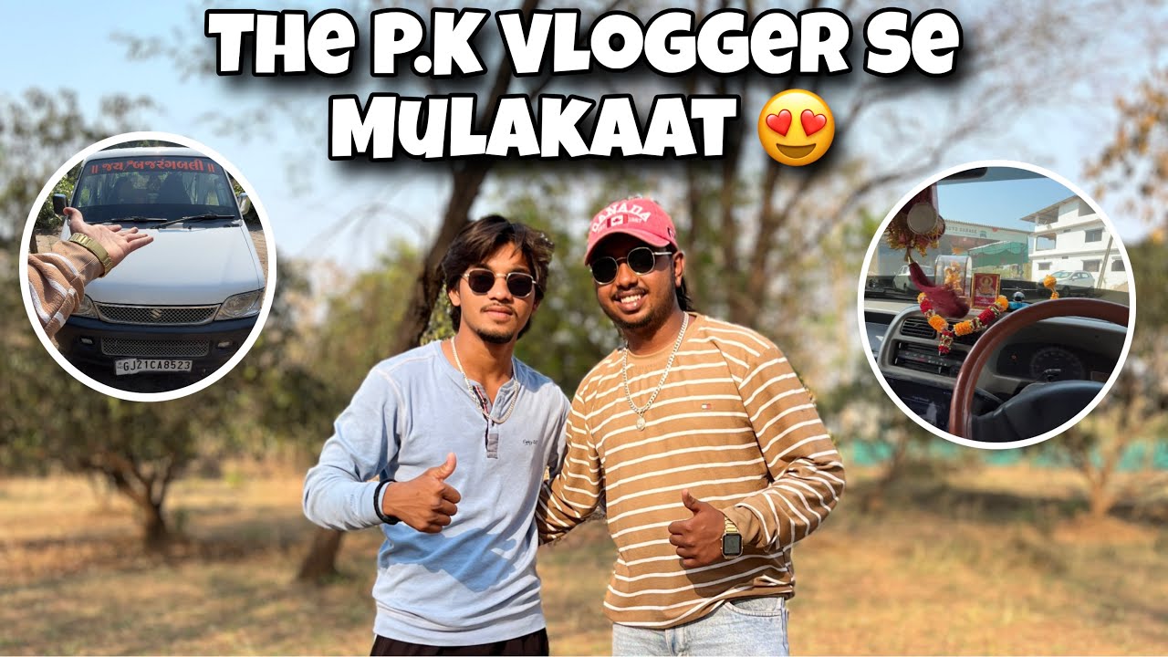 Aaj Mulaqat Hui The P.K Vlogger Se 😍 | Aur Car Repair Karwane Bhi Gaye | Aryan Mahiyavanshi Vlogs 