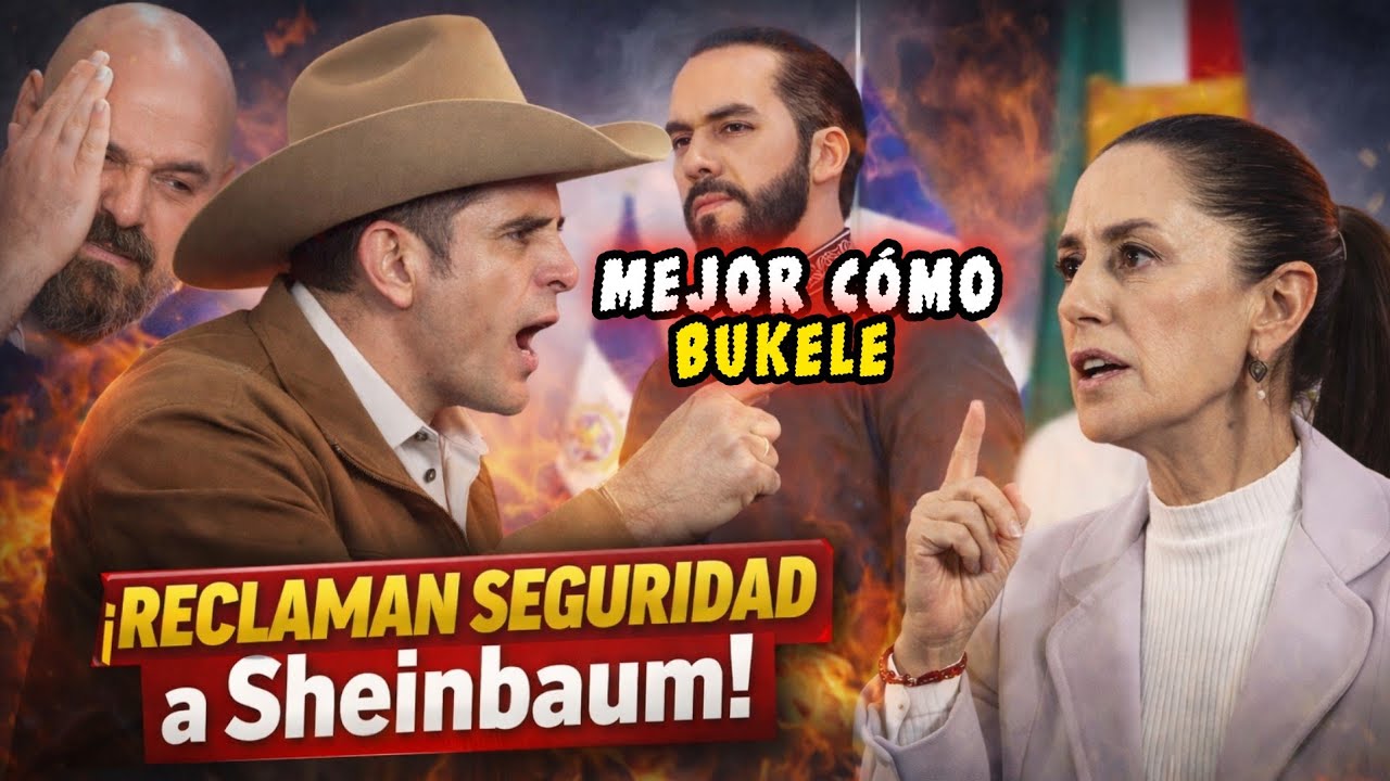 Le reclaman a Sheinbaum 😡 y Bukele vuelve a quedar bien