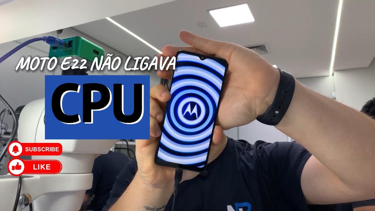 MOTO E22 NÃO LIGA - PROCESSO CPU COMPLETO