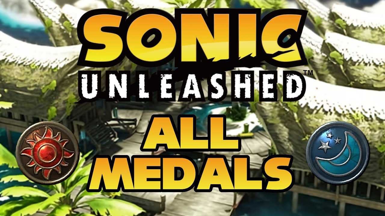 Sonic Unleashed - ADABAT SUN & MOON MEDAL LOCATIONS