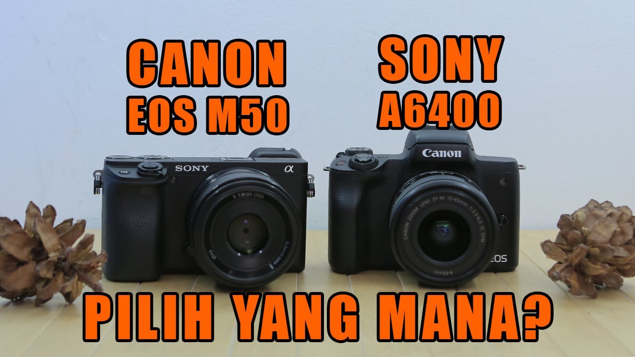 Ini dia PERBEDAANYAA! Mana yang lebih bagus? | Canon EOS M50 vs Sony a6400