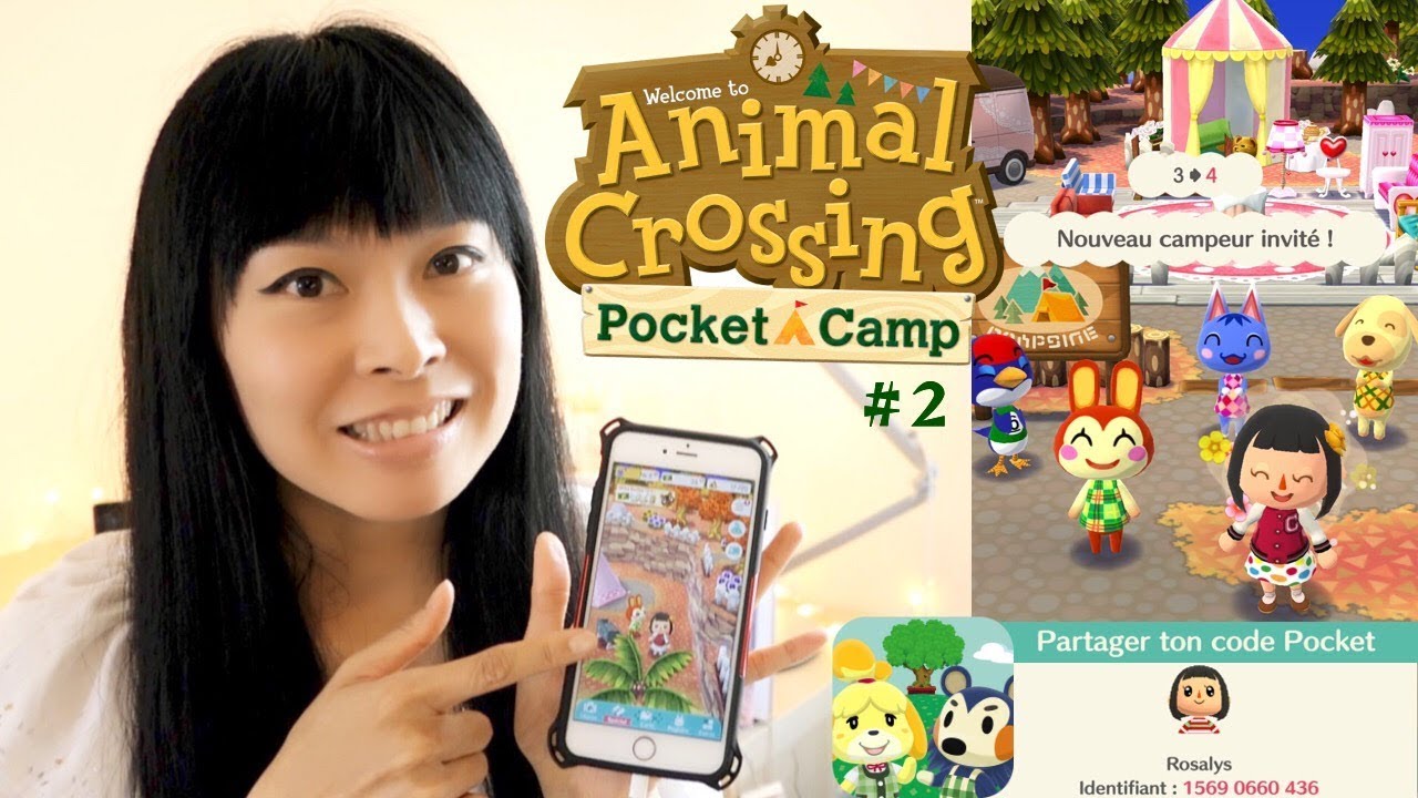 Animal Crossing Pocket Camp #2 | Carrière Cascayas, nouvelle Tente, motif spécial van, Lapine Clara
