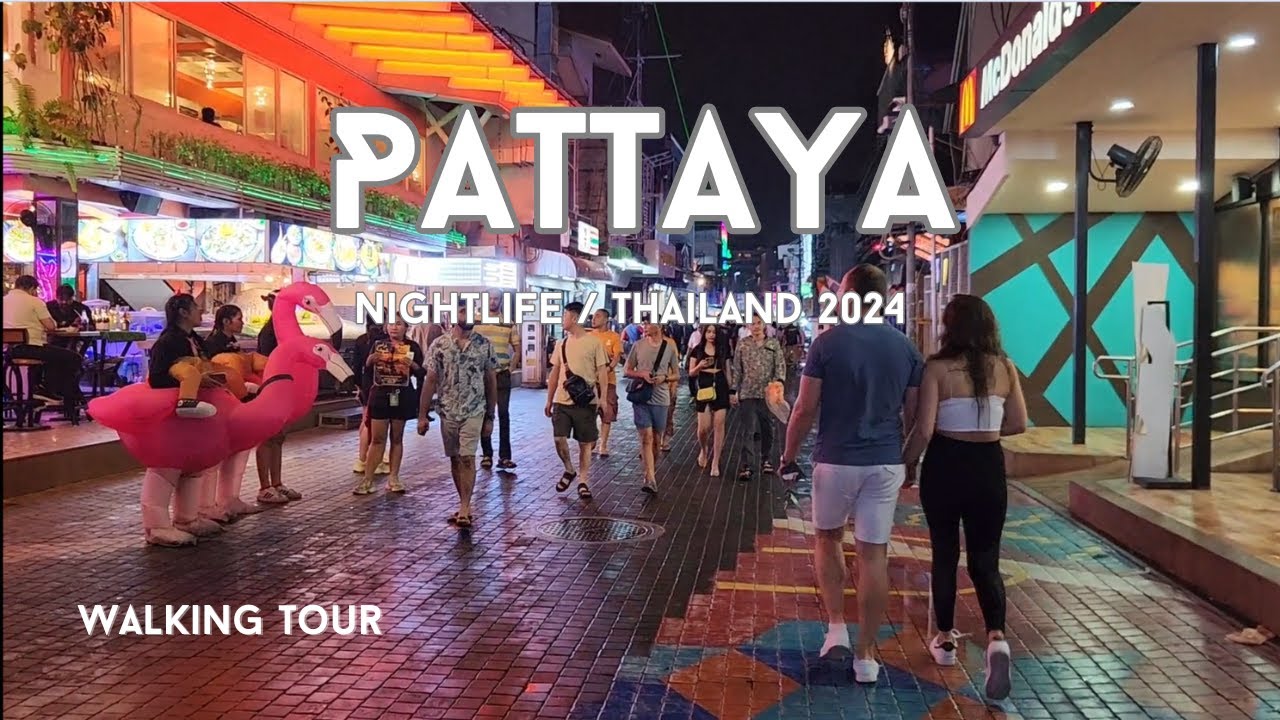 ONE DAY IN PARADISE. PATTAYA, NIGHTLIFE, THAILAND 2024 / NO TALKING