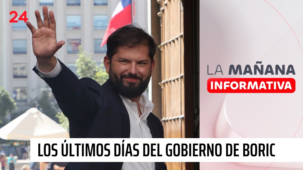 Boric se despide: la agenda del Presidente en su último día en terreno | 24 Horas TVN Chile