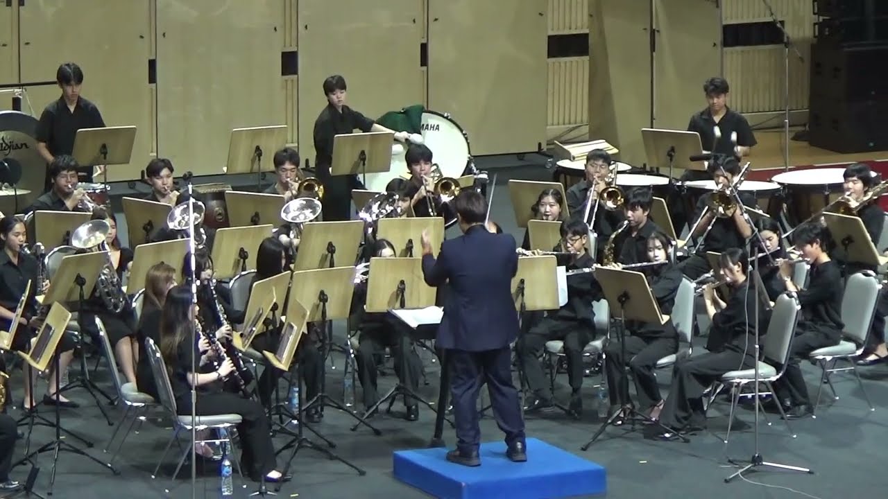 เพลงน้ำตาแสงไต้  บรรเลงโดยวง  Satit Prasarnmit Wind Symphonic Band - การประกวดวงโยธวาทิต ชิงถ้วย ฯ