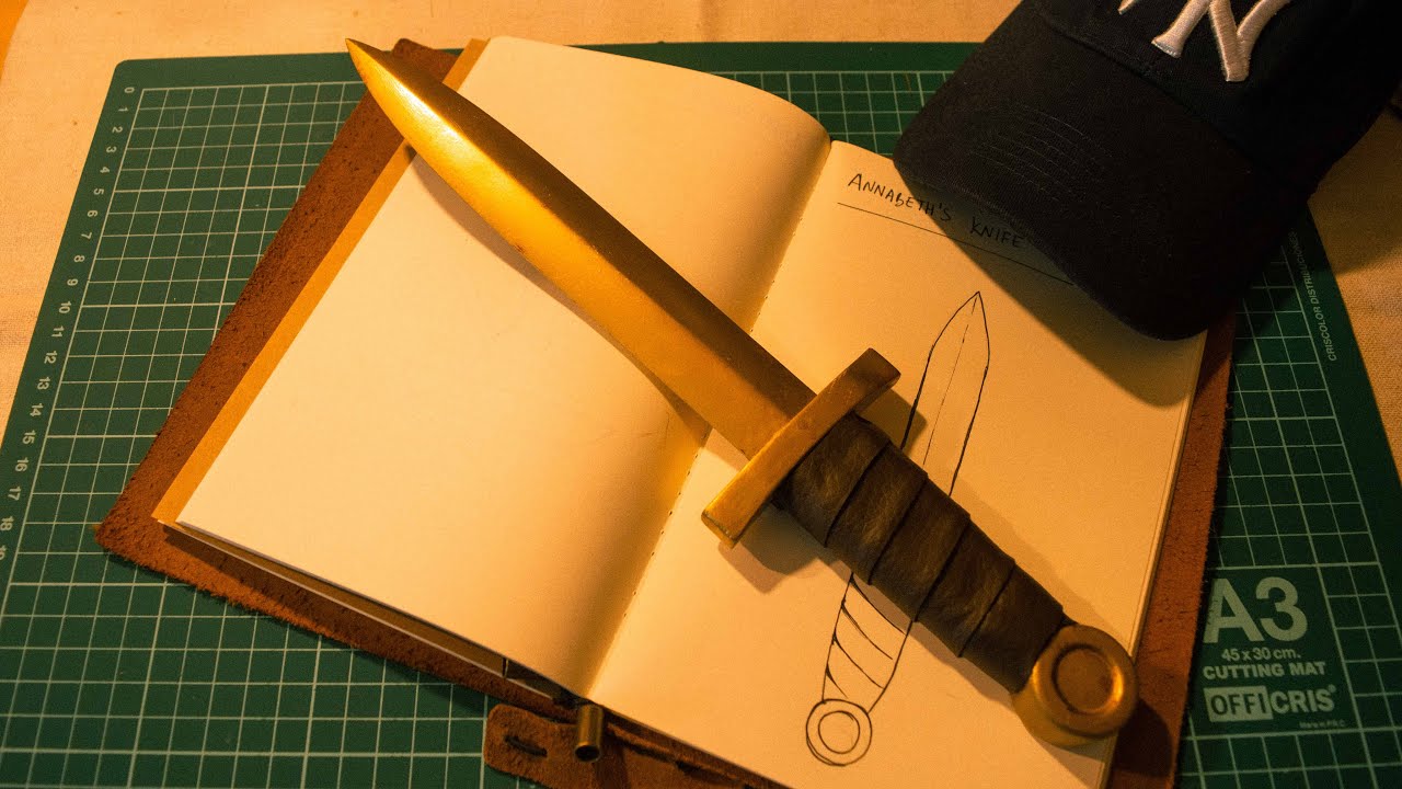 making Annabeth's knife from Percy Jackson