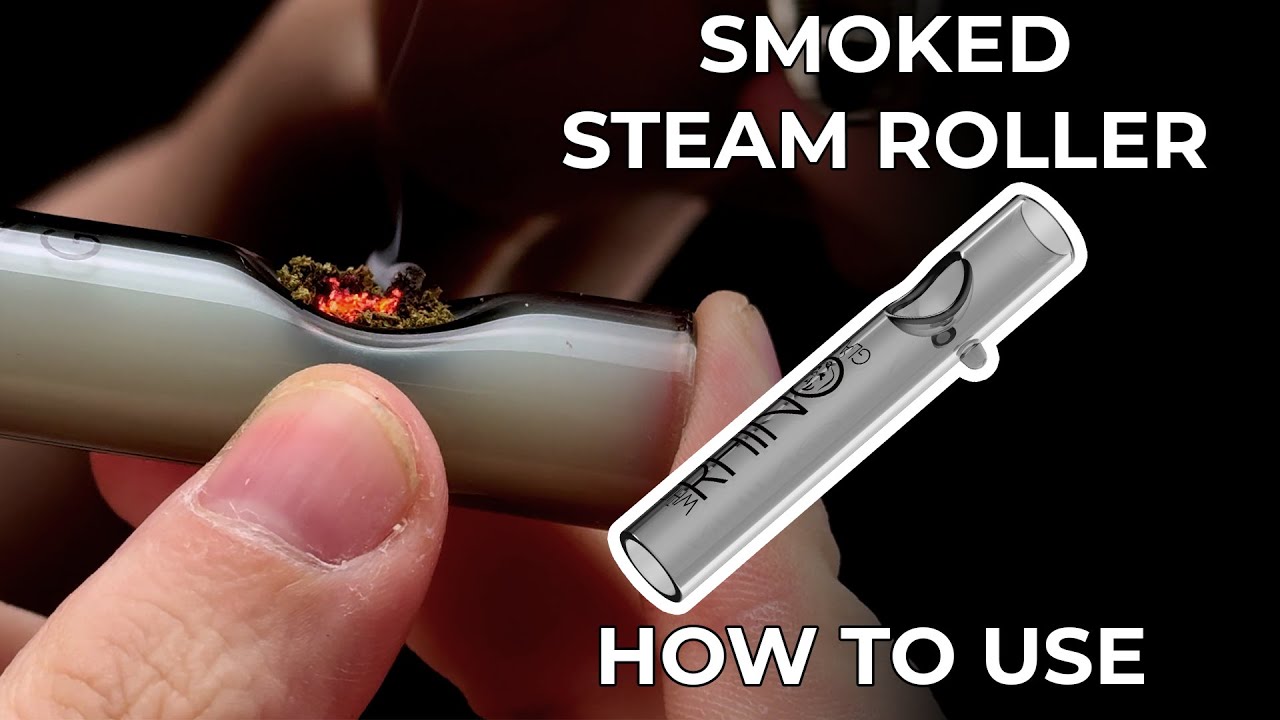 Smoked Glass Steam Roller Pipe | How It Hits & What to Expect