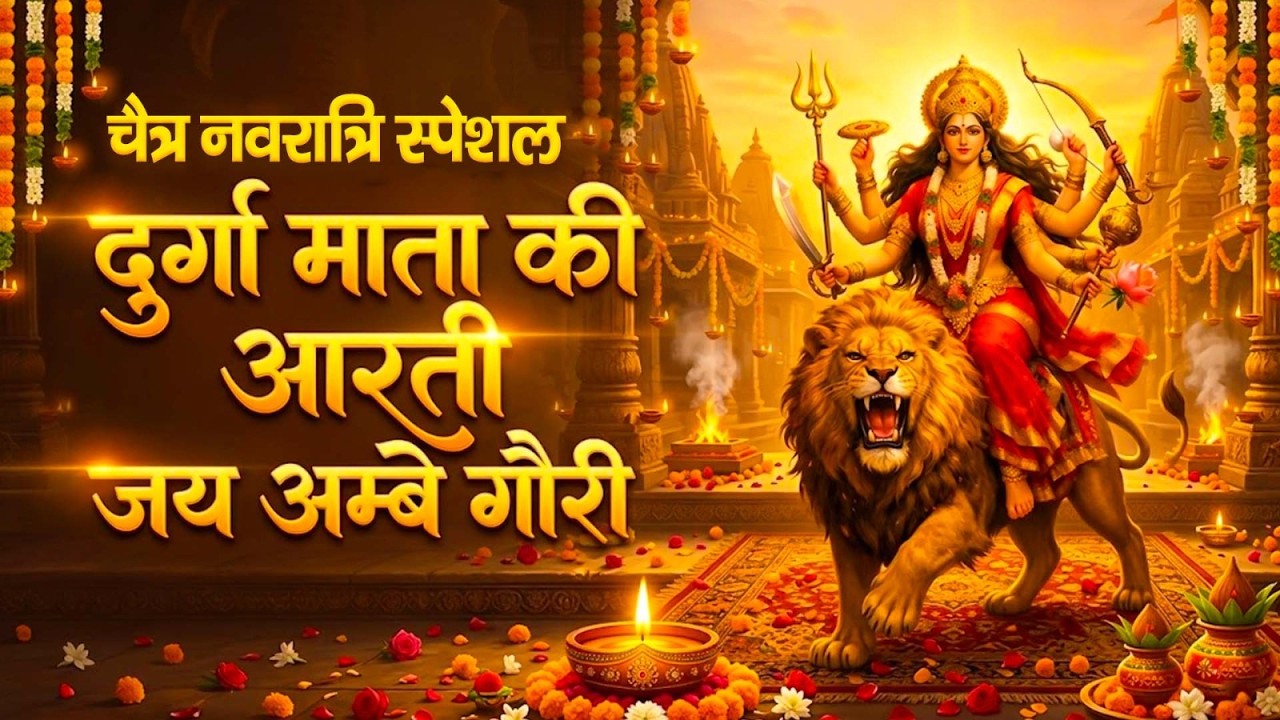 #नवरात्रि विशेष आरती: जय अम्बे गौरी Jai Ambe Gauri Aarti,🙏Durga Ji Aart🙏 ll Mata Rani Ki Aarti 2026