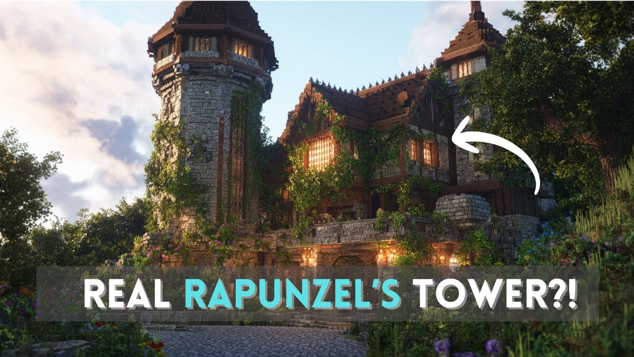 If Rapunzel’s Tower Was Real… The Most Magical Mansion You’ll Ever See 🏰✨