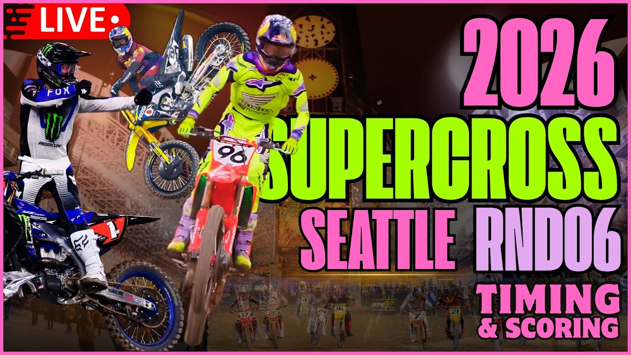 2026 AMA Supercross Round 06, Seattle Live Timing and Scoring