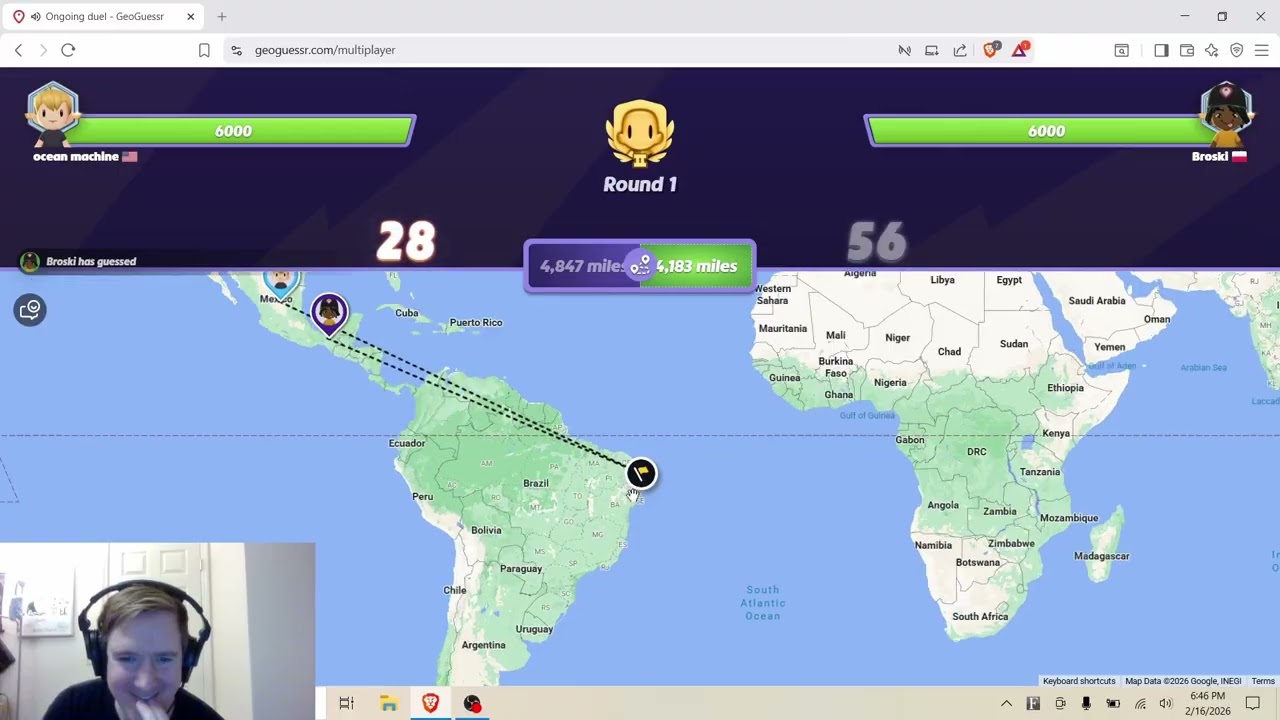 Geoguessr Duels (2026-02-16)