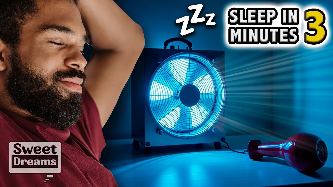 Успокаивающие звуки кондиционера и фена для сна | Белый шум