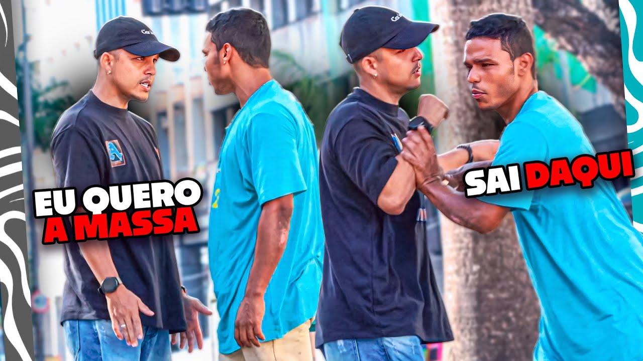 PEDINDO A MASSA A ESTRANHOS 