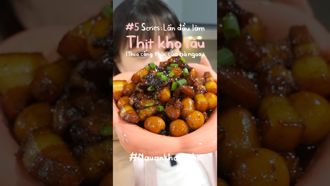 Thịt kho t&agrave;u nhớ nh&agrave;aa #asmr #mukbang #reels #viralreels