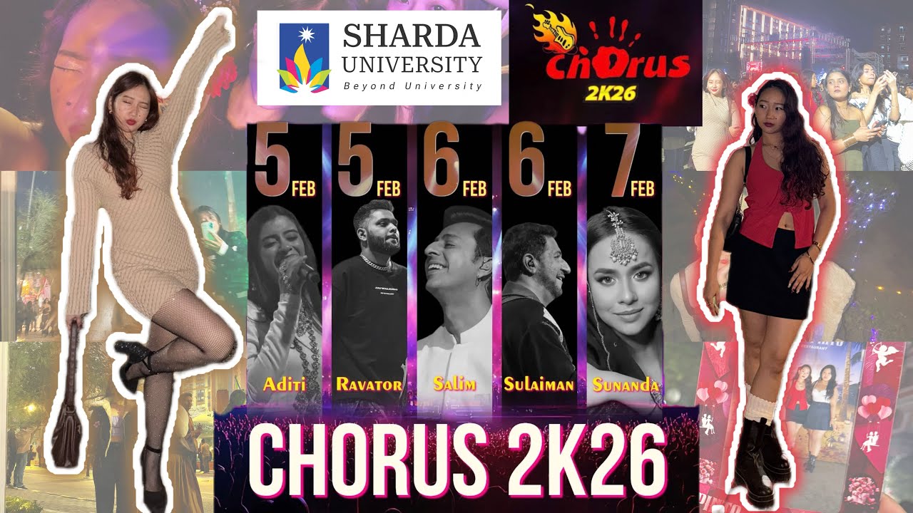 🎤Chorus 2k26✨| Sharda university 