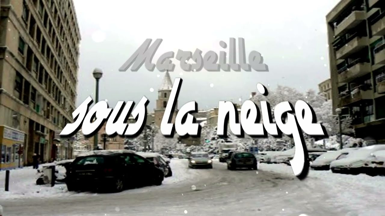 PUTAIN, MARSEILLE SOUS LA NEIGE !