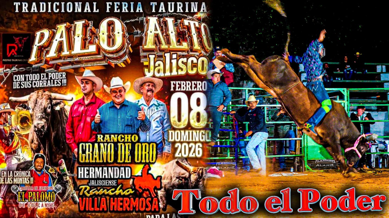 “Jaripeo sin límites” Con Todo el Poder de la Hermandad Jalisciense en Palo Alto Jalisco