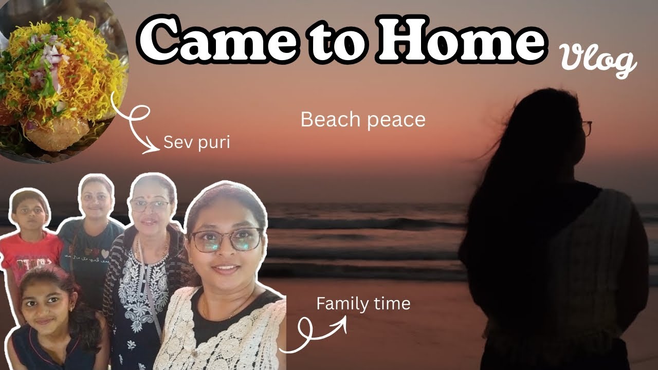 Sudden Plan to Go Home | Family Time, Beach Vibes & Staycation with My Bestie 🌊💫 | Kannada vlog 
