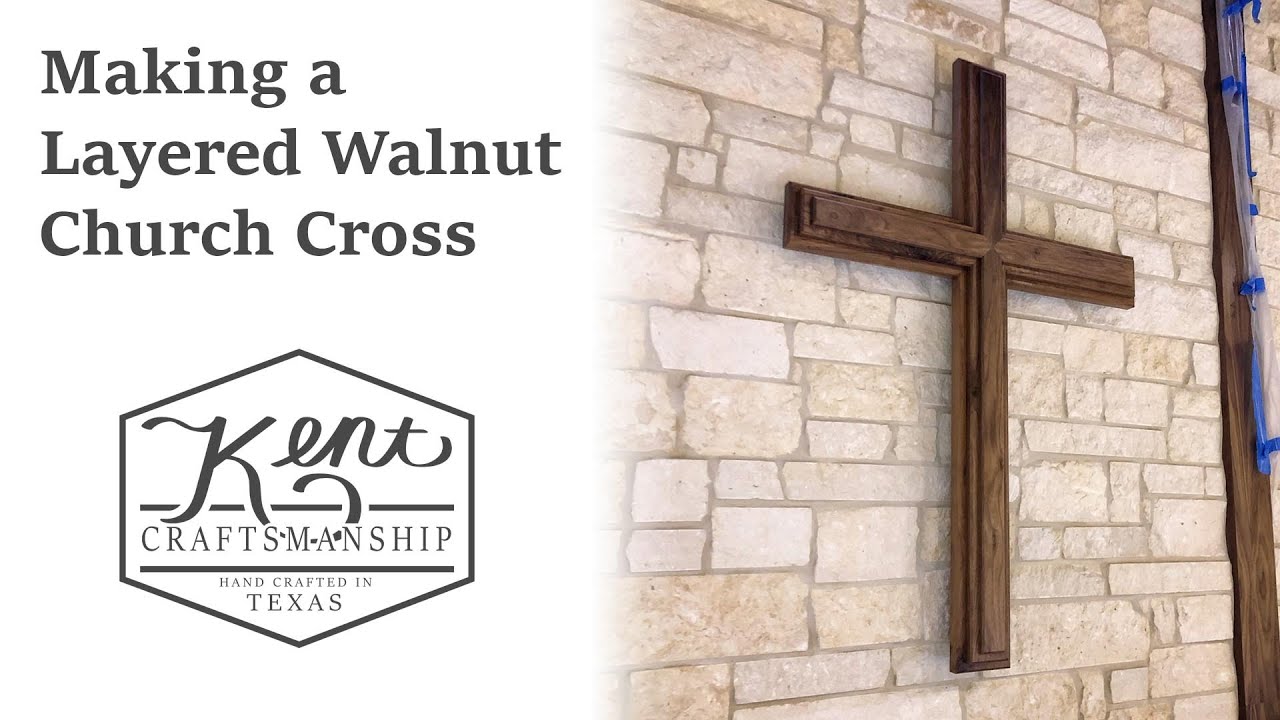 Making a Walnut LED Backlit Church Cross