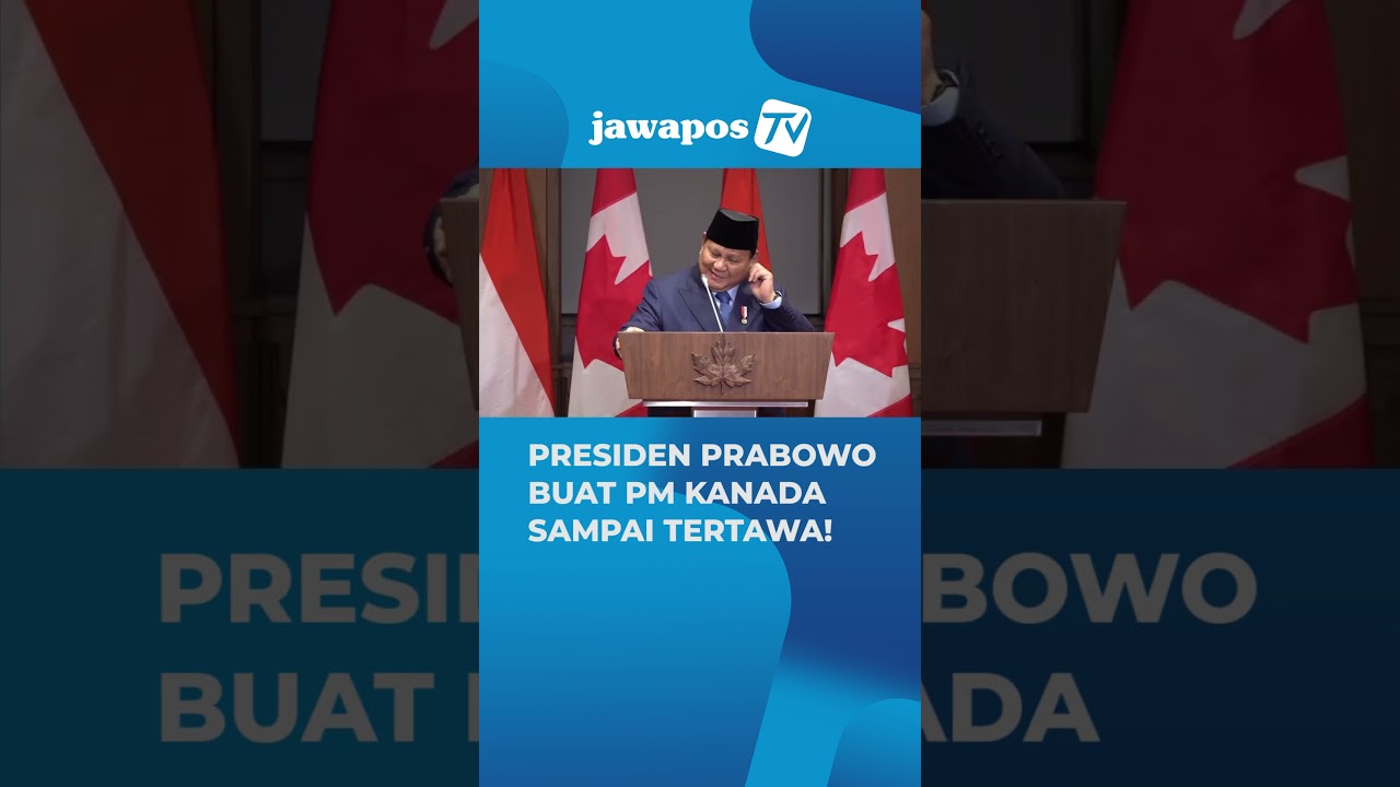 Prabowo Bercanda Ingin Jadi Mountie, PM Mark Carney Tertawa