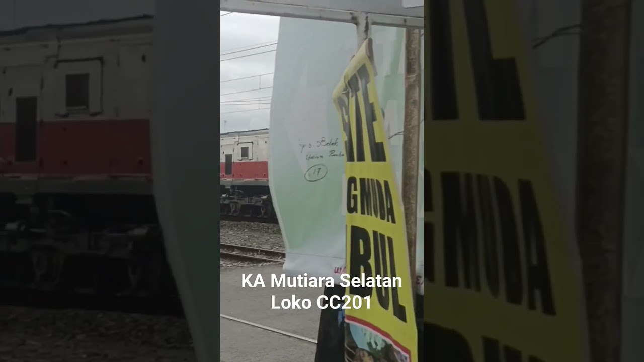 Loko CC201 KA Mutiara Selatan #ramadanonshorts2024 #railfansindonesia #train