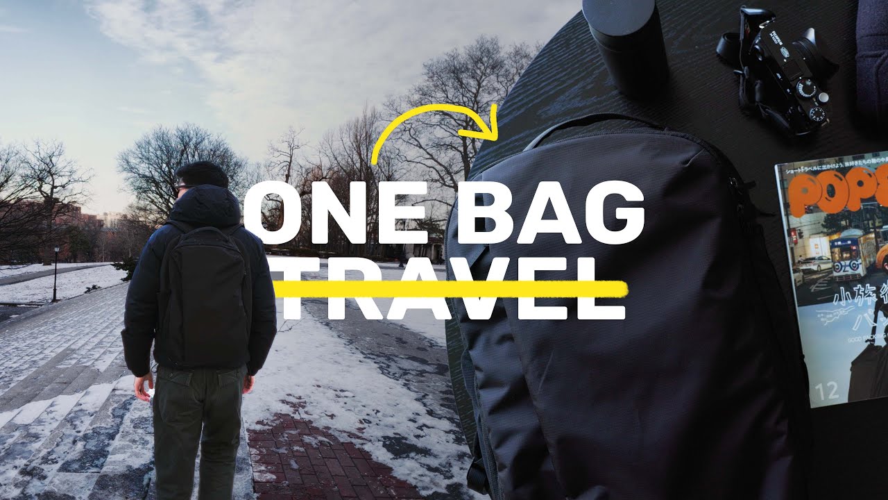 A Clean & Minimal Backpack! - Almond Oak Backpack Review